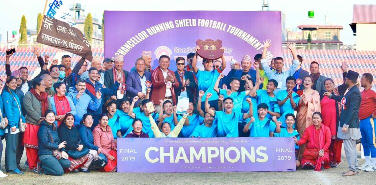 कालिका मावि, कुलपति रनिङ शिल्ड