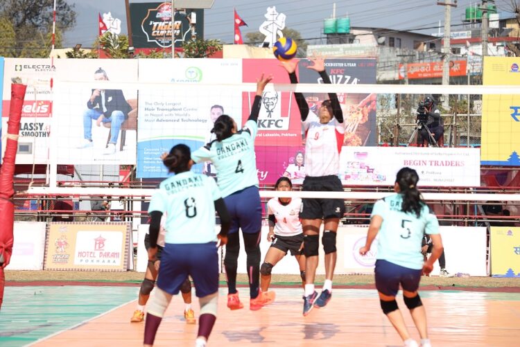 गण्डकी–एपीएफ, टाइगर कप भलिबल प्रतियोगिता