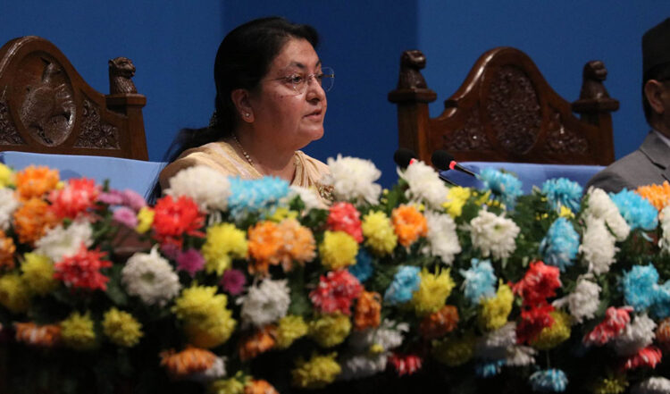 राष्ट्रपति विद्यादेवी भण्डारी