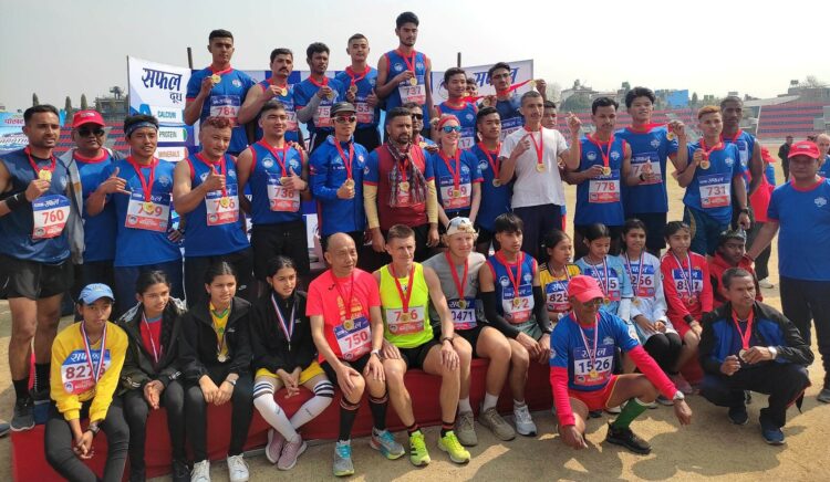 सफल पोखरा म्याराथन Jointly