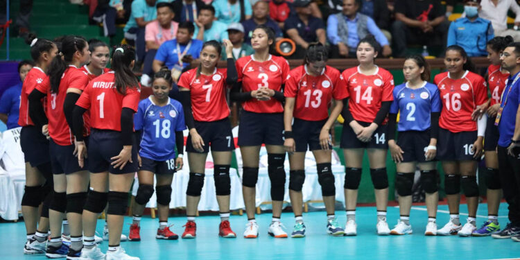 नेपाली महिला भलिबल टोली