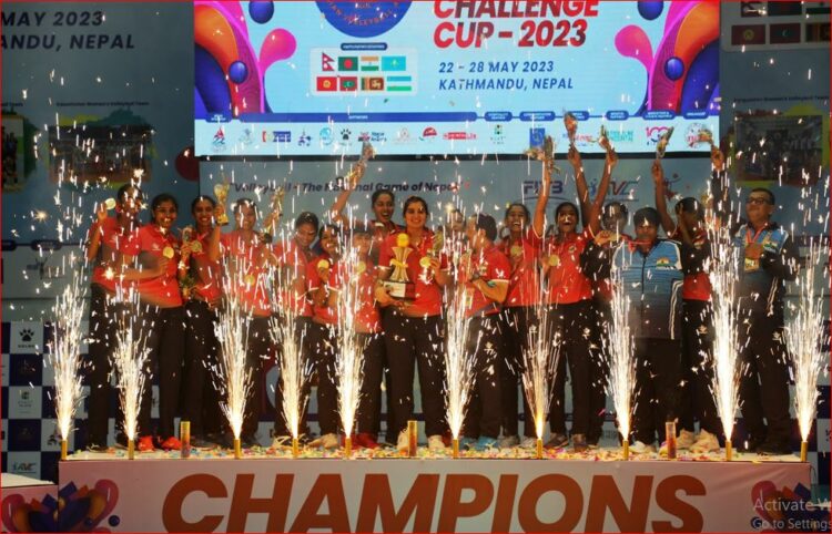 भारत काभा महिला भलिबल च्याम्पियन