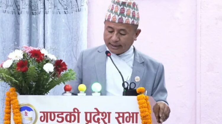 गण्डकी प्रदेश, अर्थमन्त्री डा. टकराज गुरुङ