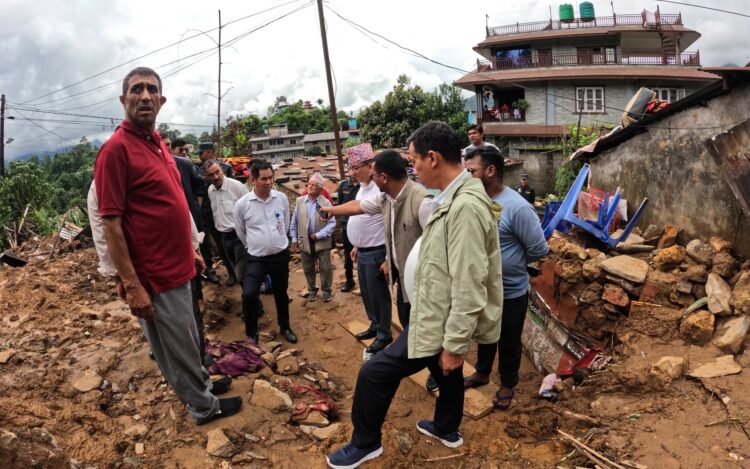 पोखरा महानगरमा पहिरो