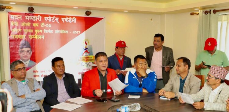 kp oli cup criket news photo