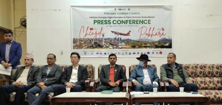 pokhara chengdu flight news photo