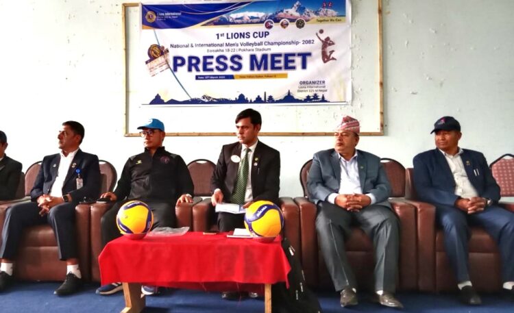 volley ball news pokhara photo