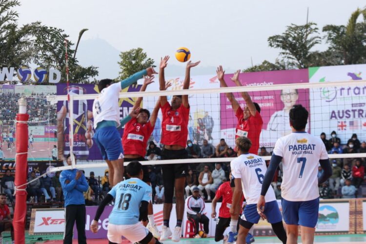 Police vs Parbat Volleyball Photo (4)