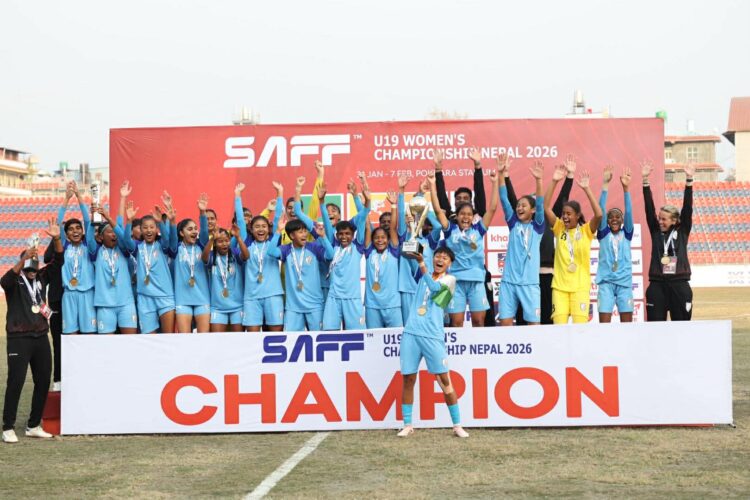 saff football winner india photo